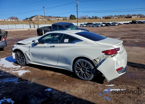 2017 Infiniti Q60 Red Sport 400 z USA, uszkodzony, nr VIN JN1FV7EL7HM700855